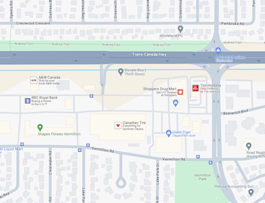 Winnipeg East G.busStation G.mapScreenshot