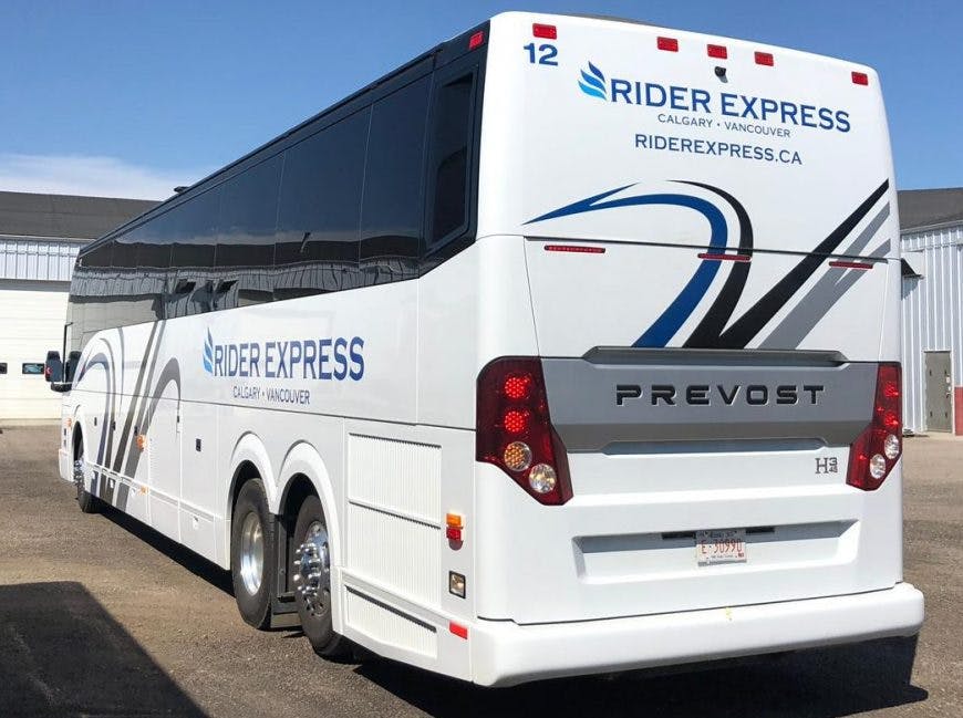 Rider Express New Prevost H3 Buses are ready for intercity bus travels
