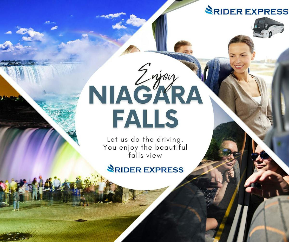 Let Rider Express bus do the driving and you enjoy Niagara Falls