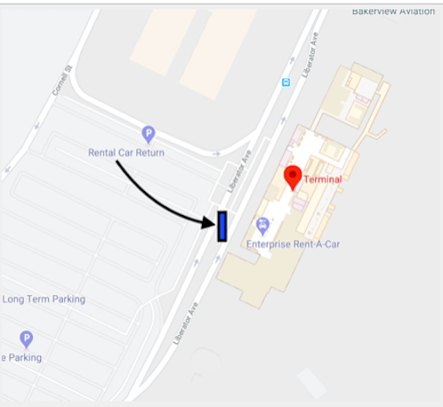 Abbotsford Bus Station Map Screenshot