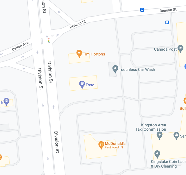 Kingston Bus Station Map Screenshot
