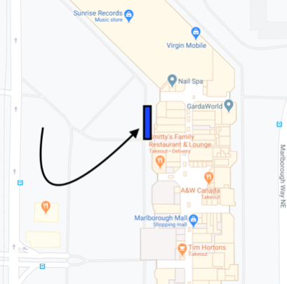 Calgary - Marlborough Mall G.busStation G.mapScreenshot